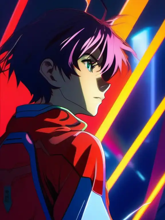 anime artwork hero world neon genesis evangelion, behance hd by jesper ejsing